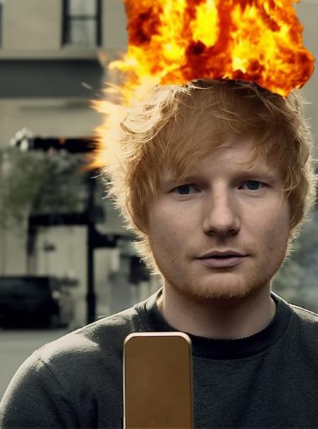 <lora:Ed Sheeran - Trigger is Edsheeran Person:1> Edsheeran person film footag, photorealistic, david fincher film look. seen( blowing up a car with a zippo lighter. explosion artstyle:1.1) <lora:Blow It Up - (Trigger words are Explosion Artstyle) :1> The end of the world is coming... [endprompt