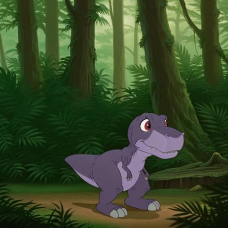 Chomper (Land Before Time movie version) recolored