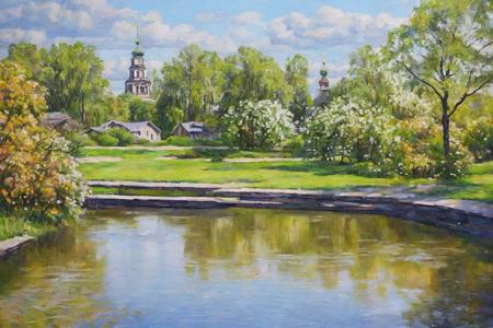 <lora:Zaxarovobv:0.75>
zaxarovob, a painting oil, city park, spring bloom, joggers, central pond, high-rise backdrop, midday sun