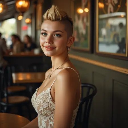 My European Ladyboy Punk Girlfriend