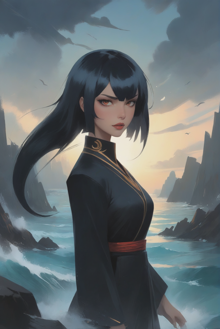 Envy Starlight Moody Anime 01 - Scifi / fantasy anime digital painting ...