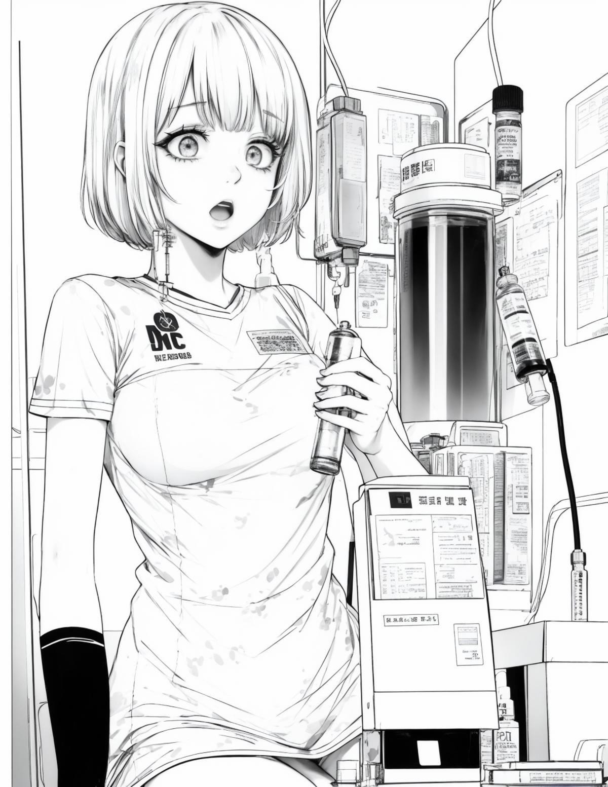 Anime Lineart / Manga-like (线稿/線画/マンガ風/漫画风) Style image by Xalkenshtein