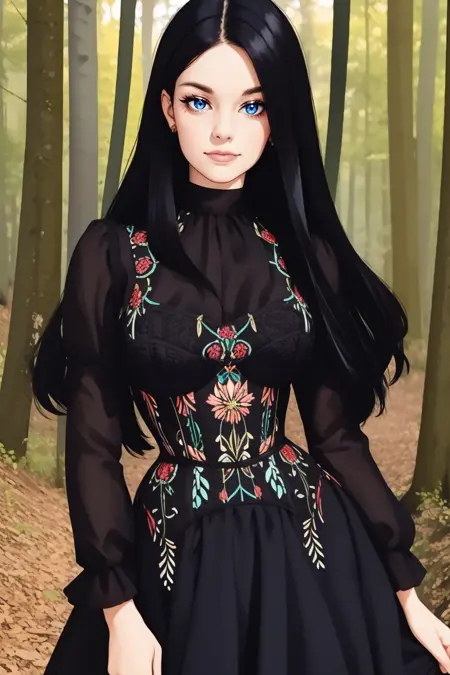 Artisan Corset and Dress SD 1.5