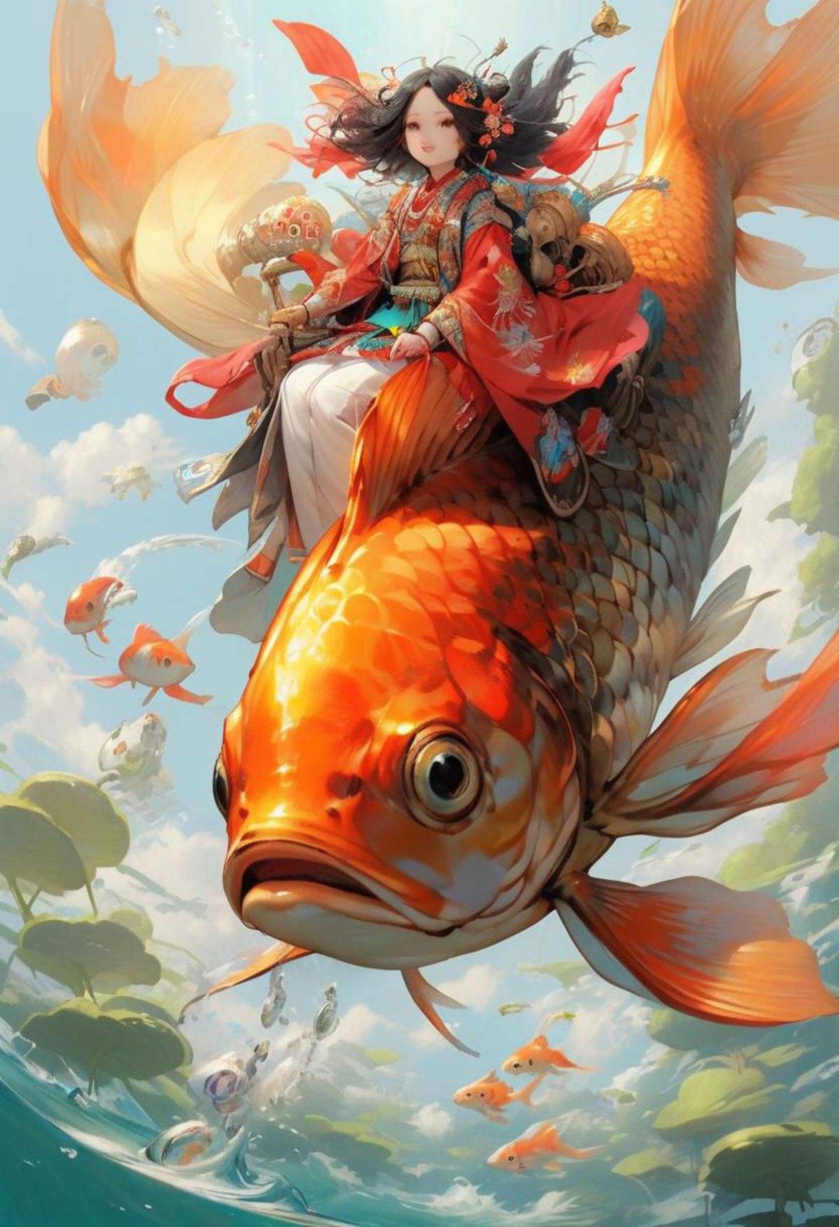 【XL】绪儿-水空两栖大鱼Big fish image by Gametesterbuz