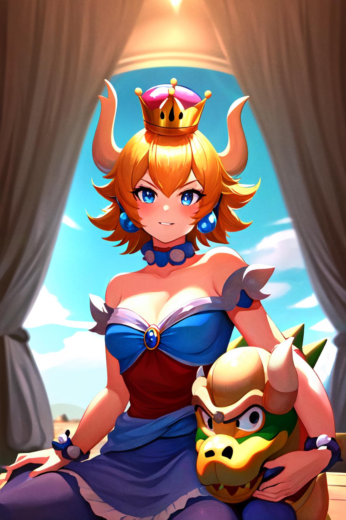 Bowser LoRA image by FallenIncursio