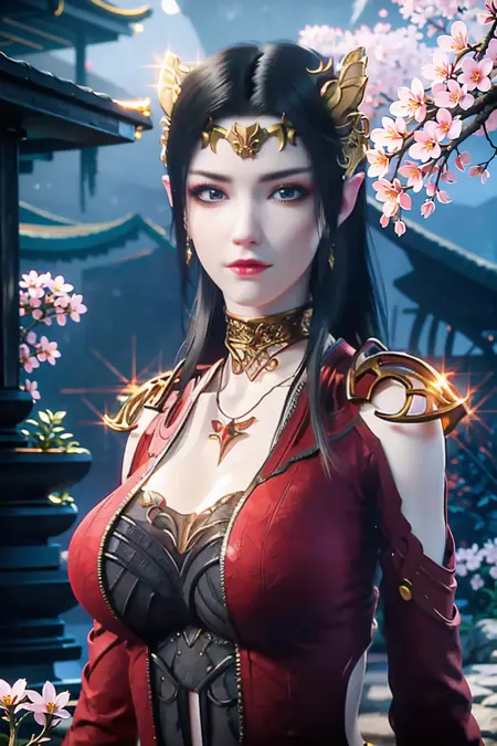 美杜莎/meidusha2.5D-SD1.5-lora模型