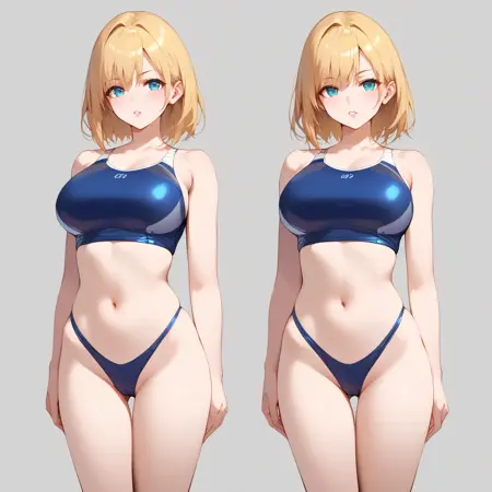 [Pony] 3D Stereogram (Cross-eyed) for Anime - generating stereoscopic images