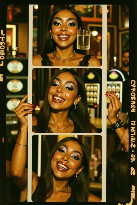 Cheap Photobooth Strip Style Snapshot