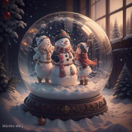 shuijingqiu snow globe christmas