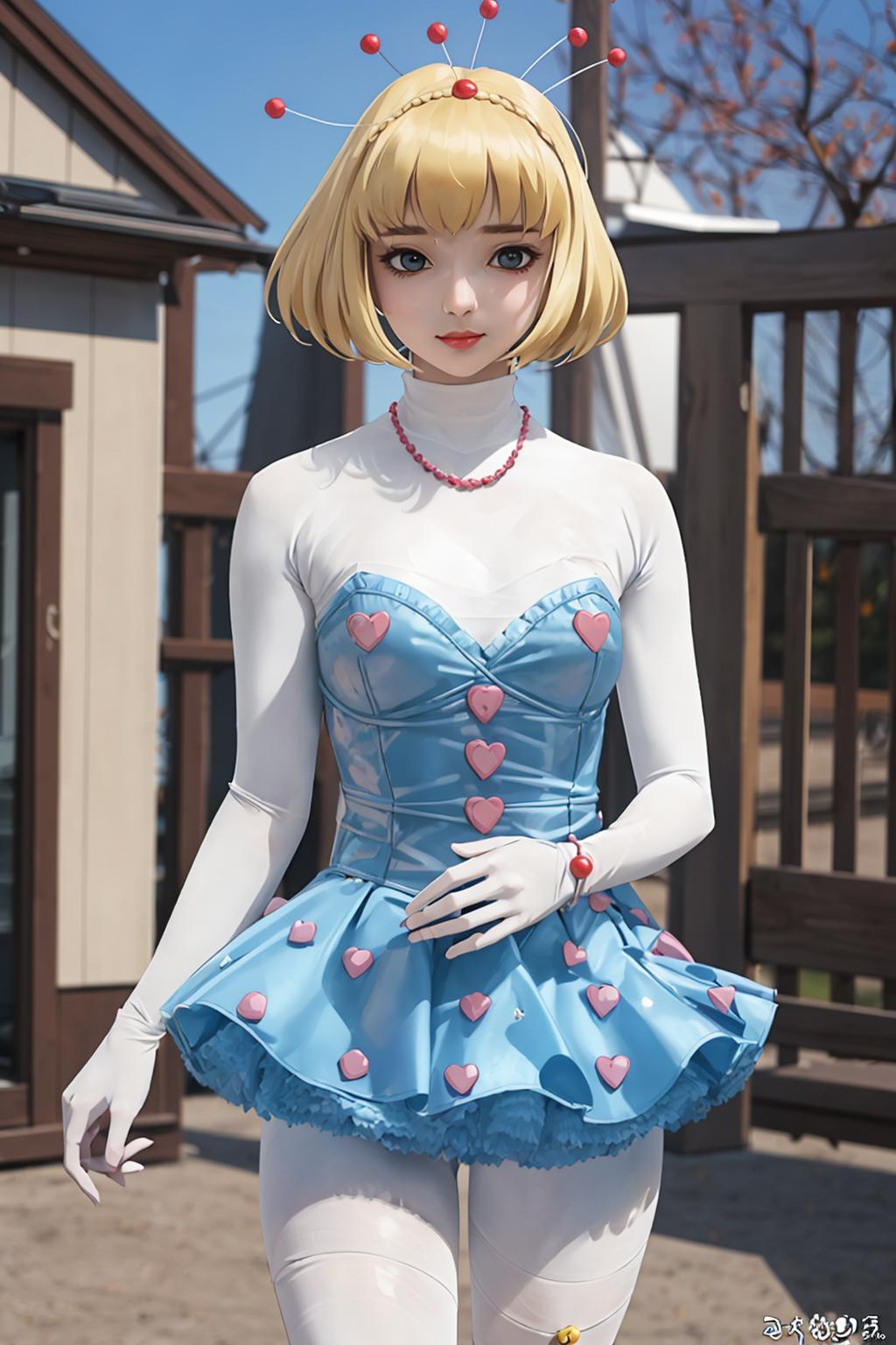 □『がんばれ!!ロボコン』ロビンちゃん ラブ本「青いチュチュ
