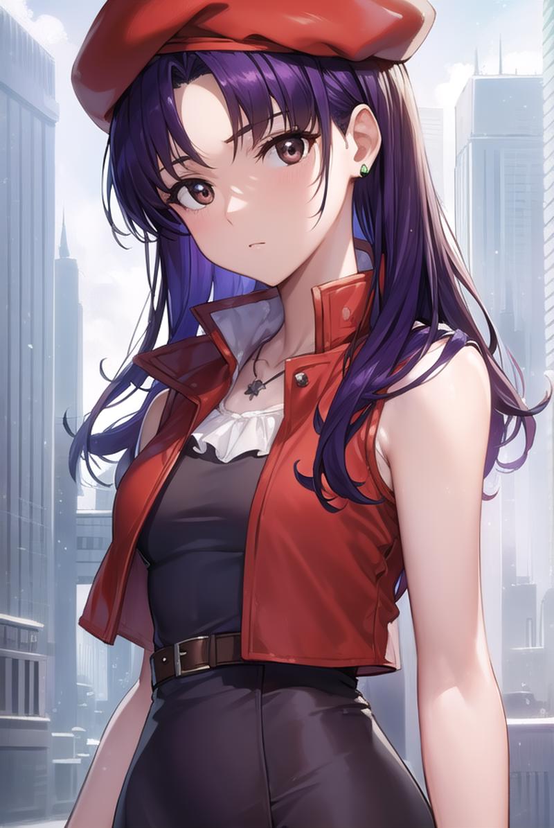 Misato Katsuragi (葛城 ミサト) - Neon Genesis Evangelion (新世紀エヴァンゲリオン) - COMMISSION image by nochekaiser881