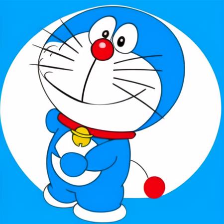 <lora:Doraemon-V1:1.0>,a cartoon character with a blue background and a red nose and a red nose and a blue background with a cartoon character with a red nose and a blue background and a red nose and a, aqua_background, blue_background, blue_sky, blue_theme, full_body, simple_background, sky