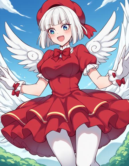 gina boyd, short hair, bangs, blue eyes, white hair, blunt bangs, bob cut, large breasts, skirt, long sleeves, school uniform, pleated skirt, serafuku, black skirt, sailor collar, neckerchief, red neckerchief, black serafuku, navel, shorts, midriff, belt, sports bra, grey shorts, bare shoulders, collarbone,