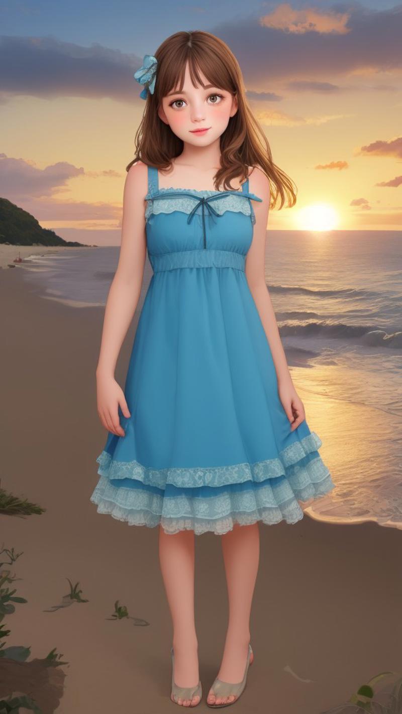 【沉汐之冠】Dress No.4 Blue Dress image by DigitalDuck