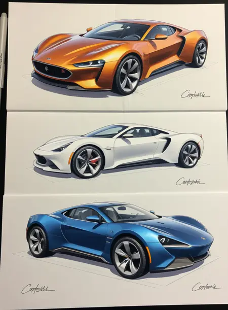 Concept Art - Cars, Aircraft, Characters, ...