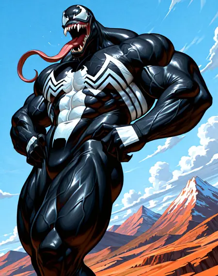 Venom Artwork (Marvel Comics) (Illustrious) (AD)