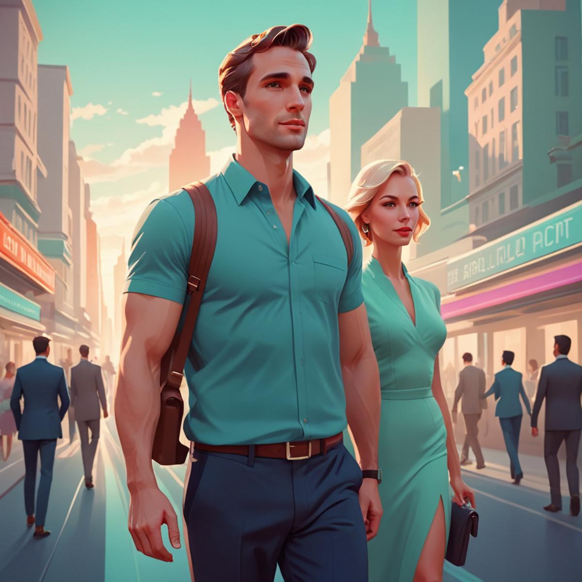 FF Style: James Gilleard - Modern Illustration Art image by idle