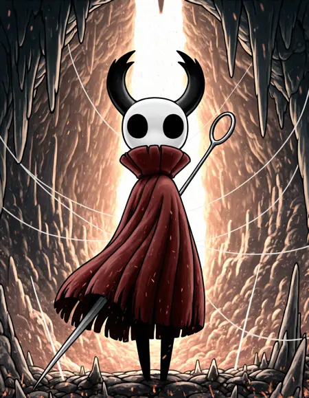 [Team Cherry (Ari Gibson)] Hollow Knight and Silksong Concept Art Style Blend Illustrious