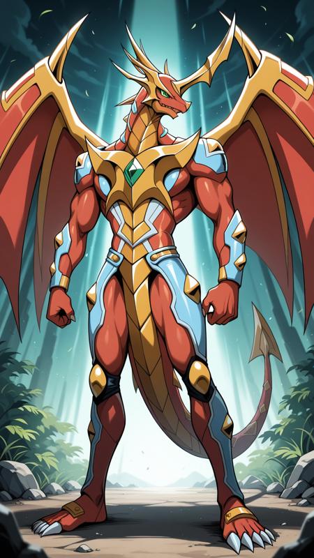 Blitz Dragonoid - Drago - Bakugan v1.0