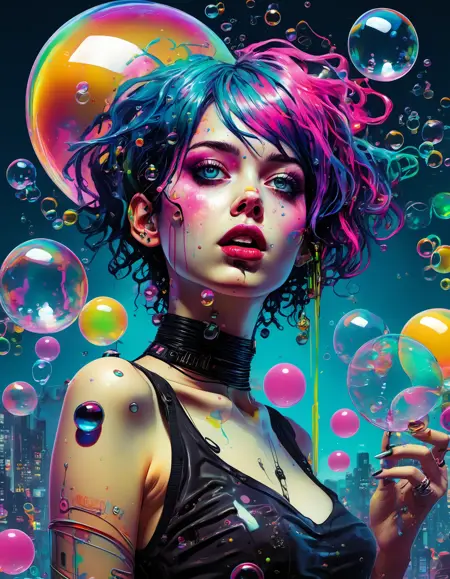 Splatterpunk XL (Lora Extraction)