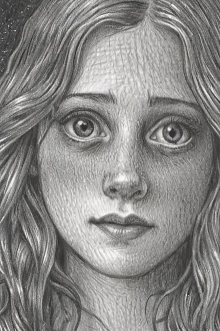 a drawing of a beautiful young woman, sexy, by Brian Selznick  <lora:Brian_Selznick_Style_XL:1>