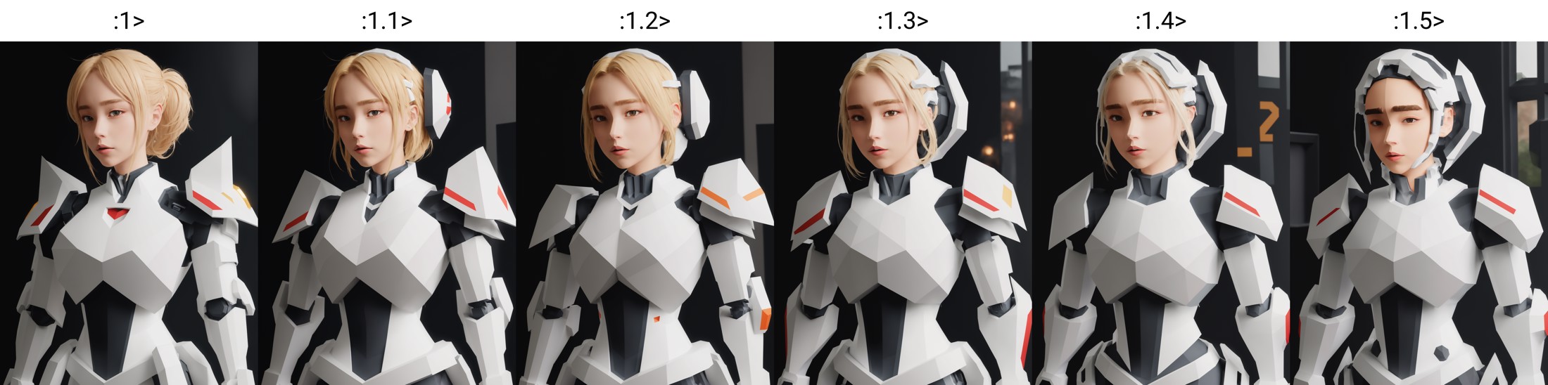 White armor robot,(highly details:1.5),unreal engine,1girl,solo,pov,looking at viewer,  on the side, digital camera, highl...