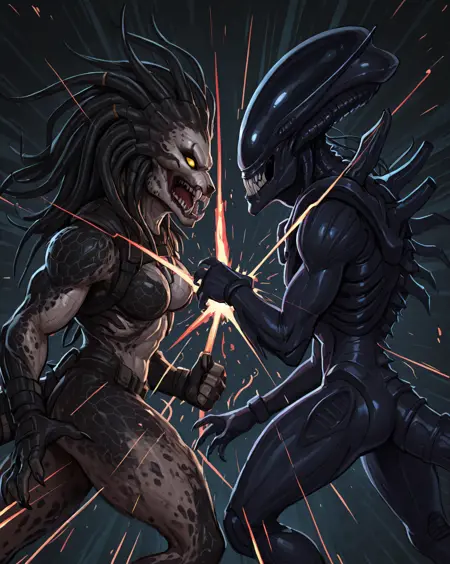 [Dark Horse Comics (Rick Leonardi Et Al)] Aliens vs. Predator – Three World War #1 – 6 Comic Style Illustrious