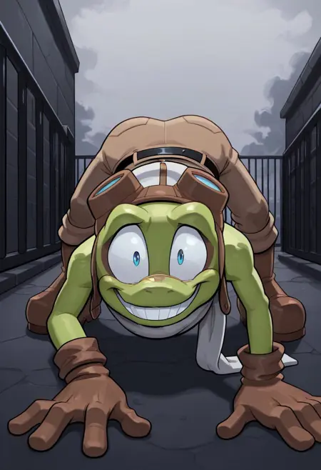 Flying Frog - Sonic Archie Comics