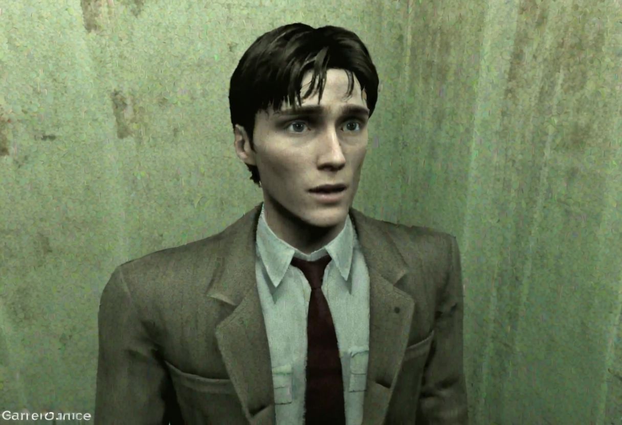 cillian murphy in silent hill horror video game character playstation graphics 3d model low quality ps2 ps1 game playstation 1 graphics