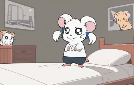 Star Rifle bijou (hamtaro) hamster