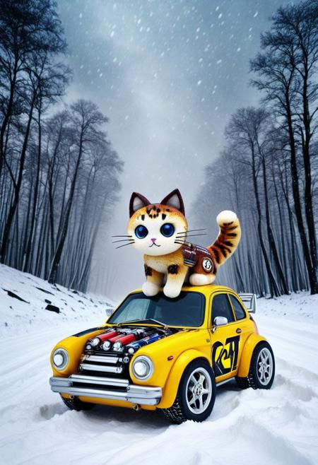 B4TT3R13S, cuteup, cute, cutieup, neko made of batteries, Pencil_morph_style, cat made of battery, snow, ice, Surreal with macabre undertones, earthy surreal edge,  feline made out of countless batteries,snow, ice, hyper detail, masterpiece, score_10, randshadscree, anime drawing style, anime movie, driving at high speed,countless galaxy,yellow, kitty made out of coffee, snow, ice, bright blue and yellow energized sport car, score_9, score_8_up, score_7_up, score_6_up, shiny, shiny, cloudy forest, Made of fluffy clouds, clutter, trash, fr0stwrld, snow, ice, B4TT3R13S