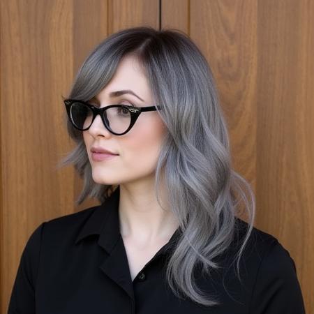 Vintage/retro cat eye glasses for FLUX V1