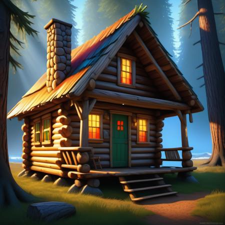 Log Cabin XL (Buildings: SDXL) v1.1