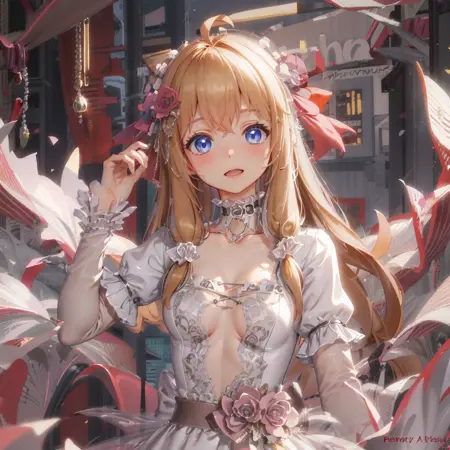 Asoul嘉然三周年生日服-Diana dress3