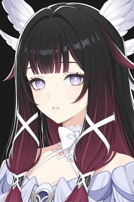 Columbina ingame Moon Maiden (with eyes) | genshin impact