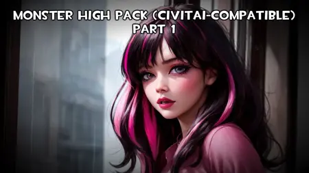 Monster High Pack (Civitai-Compatible) - Part 1 (Draculaura)
