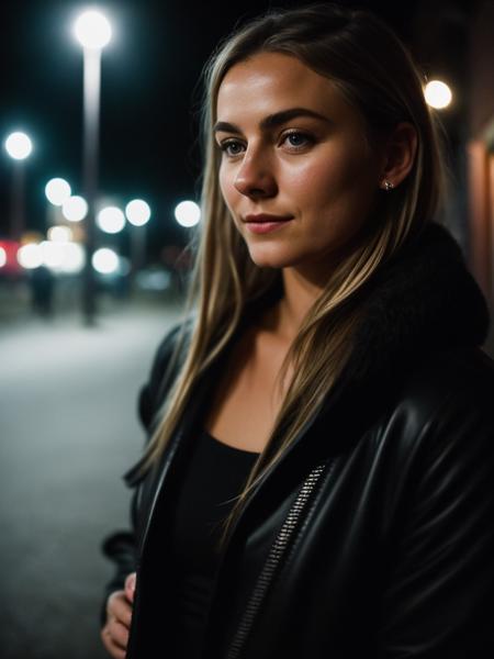 Style: Nighttime Fill Flash Photography
Setting: Outdoors in a small town
Subject: Danish/French Person(s)
Detail: High
Themes: Sexuality, Desire, Infatuation, Longing
Ultra realistic
Candid
RAW Photo
35mm