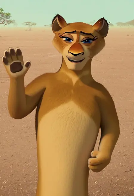 Florrie (Madagascar 2) [COMMISSION]