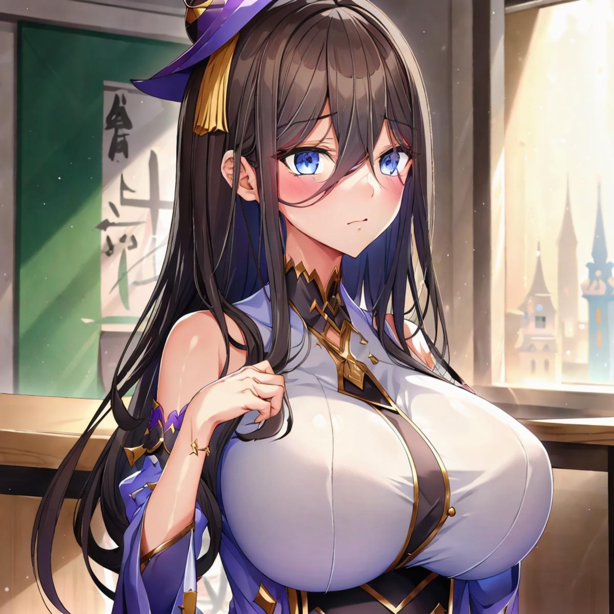 Anastasia Mysterante- アナスターシャ・ミステランテ- Milk Factory / みるくふぁくとりー / Oppai Meido Gakuen! image by Reruek