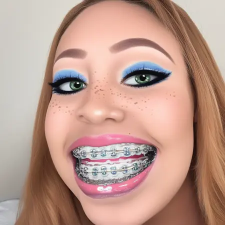 braces & lips by DarkEffect
