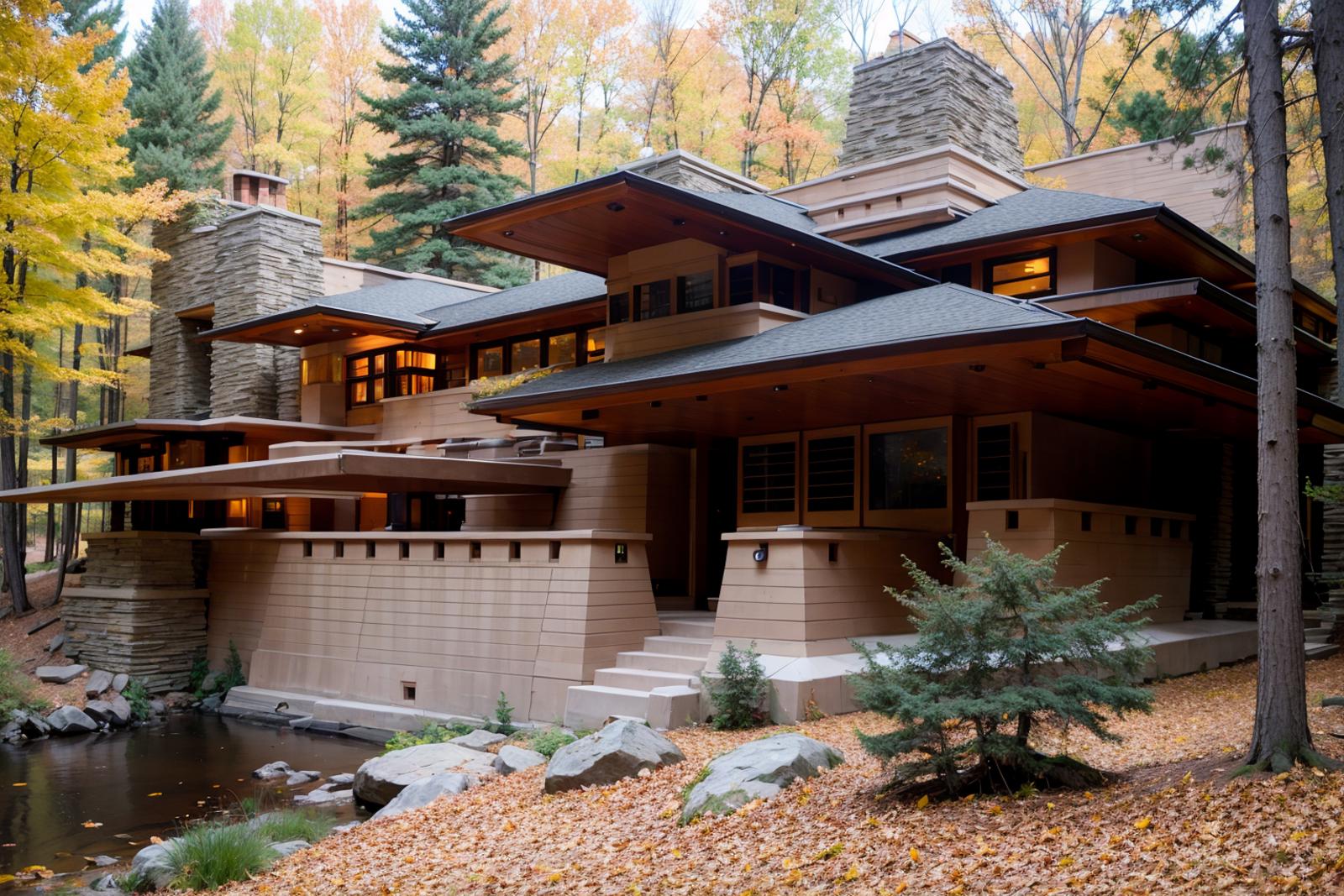 Frank Lloyd Wright Style Architecture image by thorenx1706632