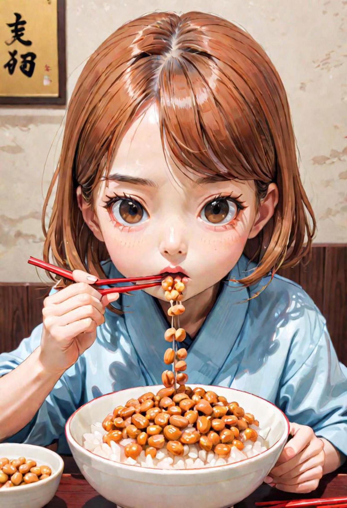 Natto: A Traditional Japanese Food / 納豆: 伝統的な日本の食物 image by tkvier