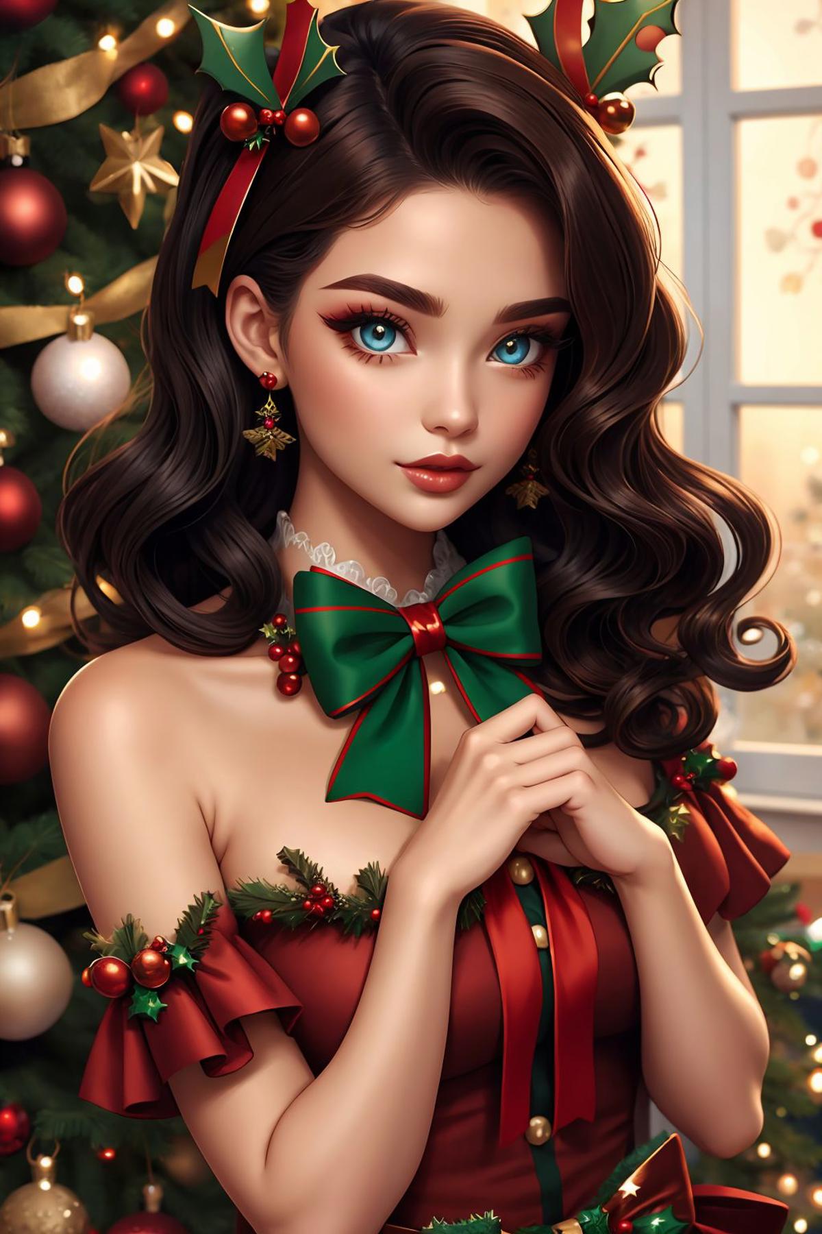 Christmas Pin Up Dress image by Montitto