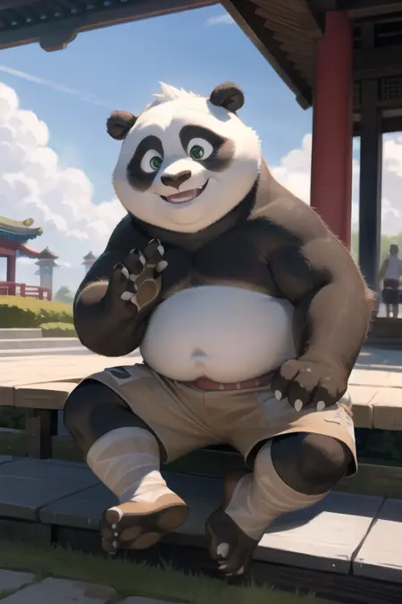 Master Po Ping (Kung Fu Panda), Furry Character LoRA