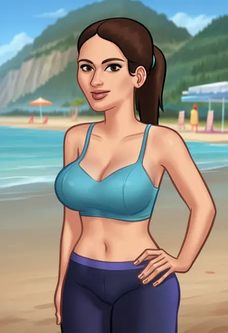 Summertime Saga - Abby Waltz (Pony)