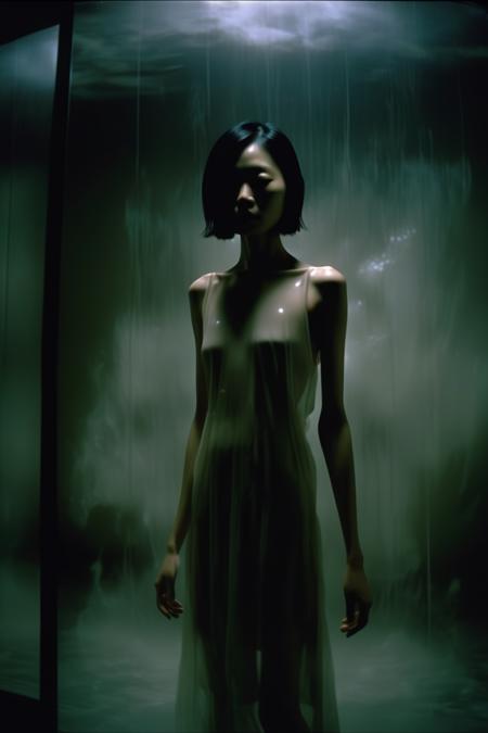 <lora:Director Wong Kar-wai style:1>Director Wong Kar-wai style - a movie still portrait movie frame of a 20yo skinny female Asian with a very translucent ghostly skin, in an elegant floating and falling pose, very powerful existential style art piece portrait, cinematic in the style of Enter The Voiddreamy-core, dreamy-core, soupy, milky, dark and bizarre contemporary art contrasting with beautiful artsy style photography, full body shot, soft lit, dramatic lighting, rim lights, 8k, high resolution, art piece, ultra high definition, etherial, drama-core, soupy, dark and bright dramatic mix.