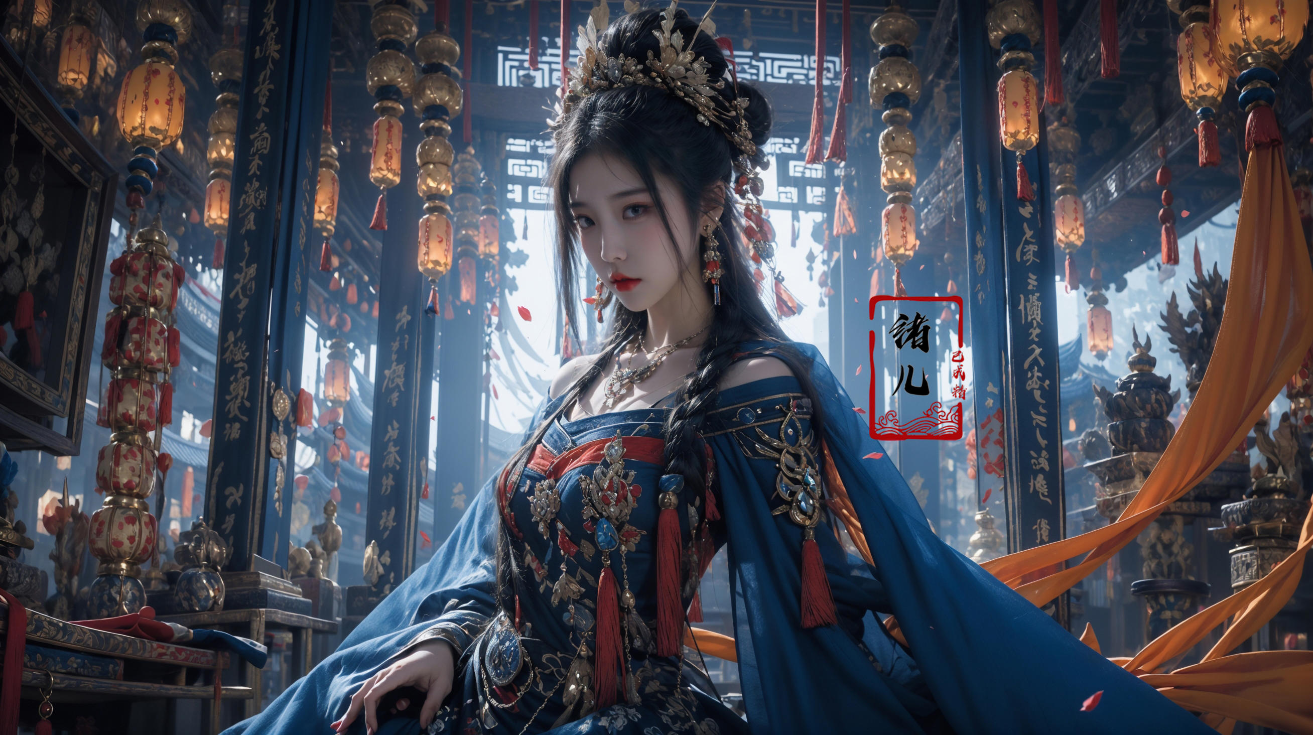 绪儿-绝美古风脸Beautiful antique face model image by XRYCJ