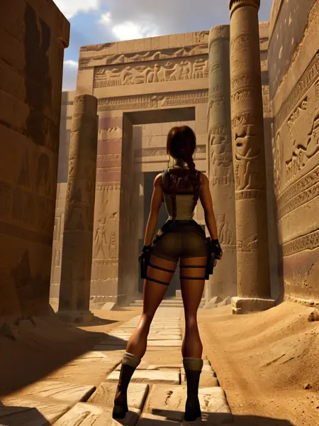 Lara Croft Exploring | SDXL LoRA