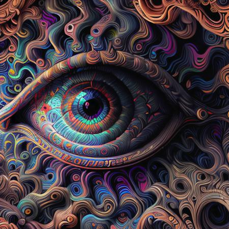 Psychedelic, Multi-Colored Style Art (1) - v1.0 | Stable Diffusion LoRA ...