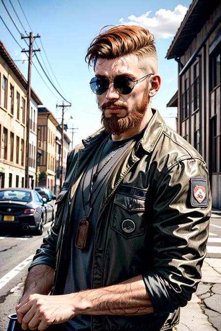 ((masterpiece, best quality))
<lora:add_detail:0.8>
 <lora:FarCry5Jacob:0.8>
FarCry5Jacob, 1boy, solo, short hair, orange hair, beard, In a sleek sports car, donning a leather jacket and sunglasses, exuding an air of cool sophistication